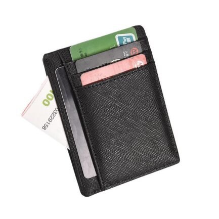 Split Cowhide Card Holder